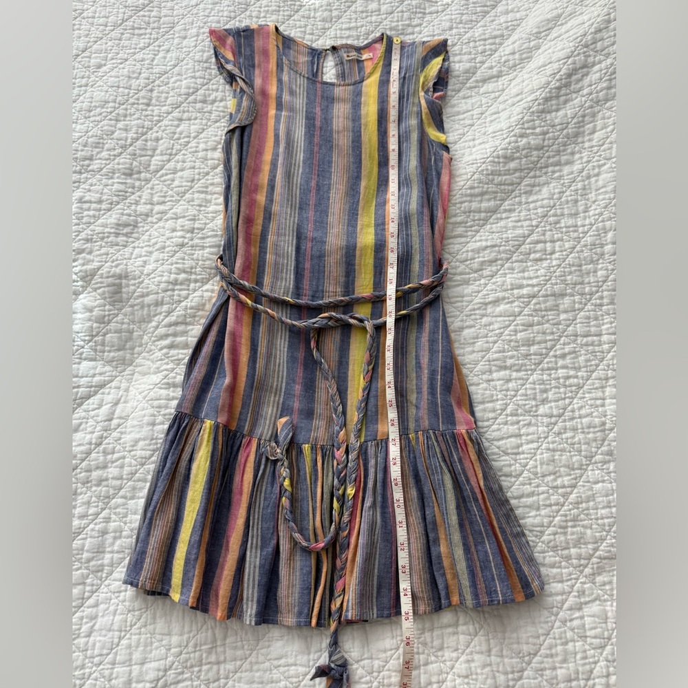 Marine Layer Striped Mini Dress with Yellow and Pink - Picture 7 of 10